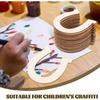 10pcs/lot Wooden Horseshoe Cutouts, Unfinished Wood Horseshoes Blank Horseshoe DIY Horseshoe Chips for DIY Craft Wedding