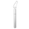 Reusable Telescopic Straw 304 Stainless Steel Suction Tubes with Cleaning Brush Portable Drinking Straw Set for Travel with Case