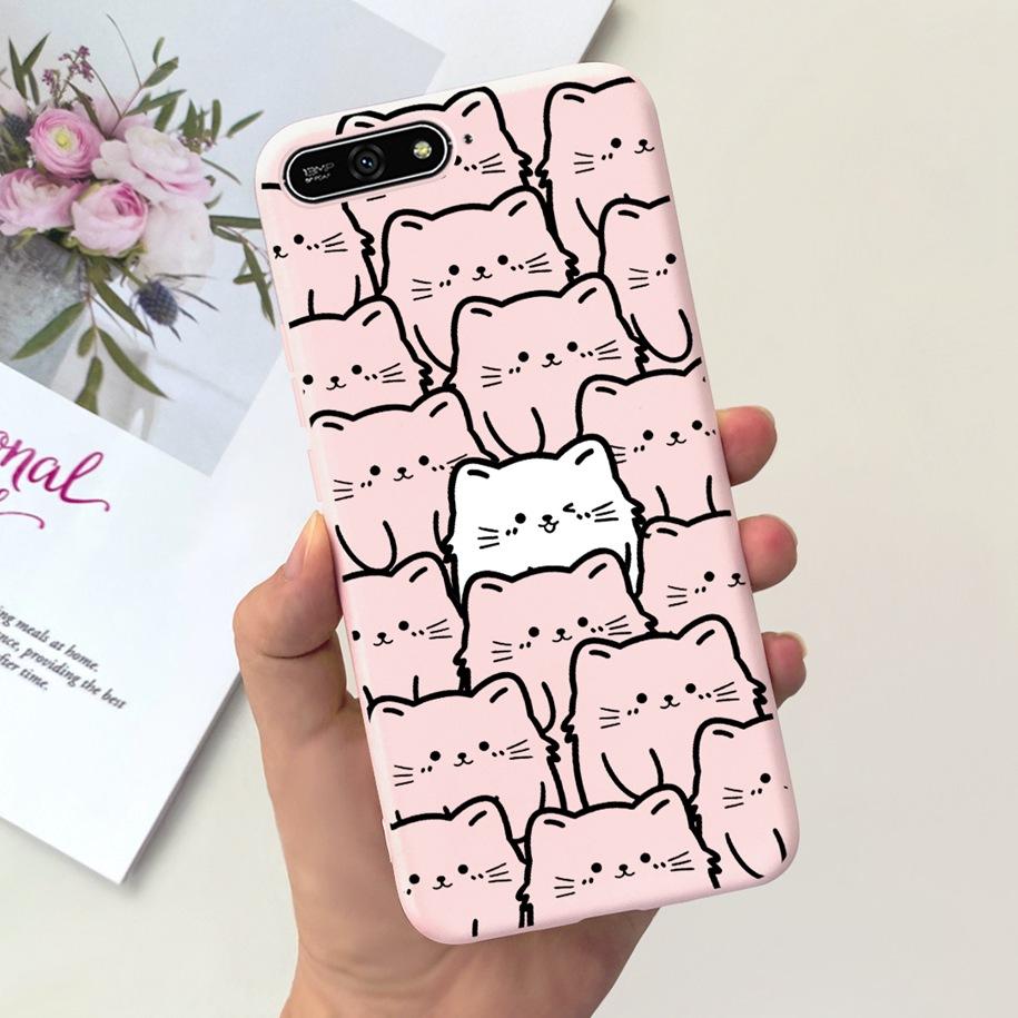 For Honor 7A Pro Case AUM-L29 Silicon Cover Cute Cartoon Soft TPU Phone Case For Huawei Honor 7A DUA-L22 Bumper on Honor7a Funda