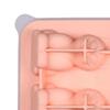 Silicone Chilled Cube Tray Portable DIY Making Tool for Tea Drink Juice black
