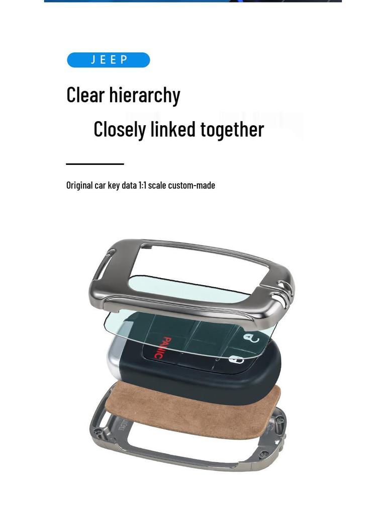 Jeep Compass Cherokee Renegade Grand Cherokee Commander Key Case Shell