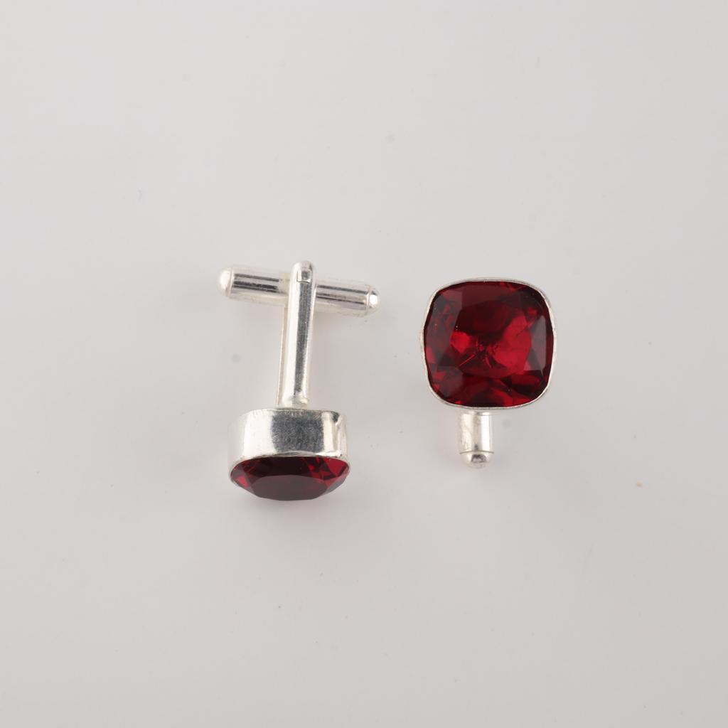 Rosa Rubellit Edelstein 925 Sterling Silber Handgemachter Schmuck Herren Anzug Manschettenknopf 1" Für Hochzeit CL-9-6