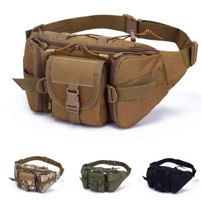 Vojenský ventilátor pro pánské outdoorové sporty, velkokapacitní vodotěsný taktický pas, cyklistika, turistika, běh, multifunkční hrudní batoh