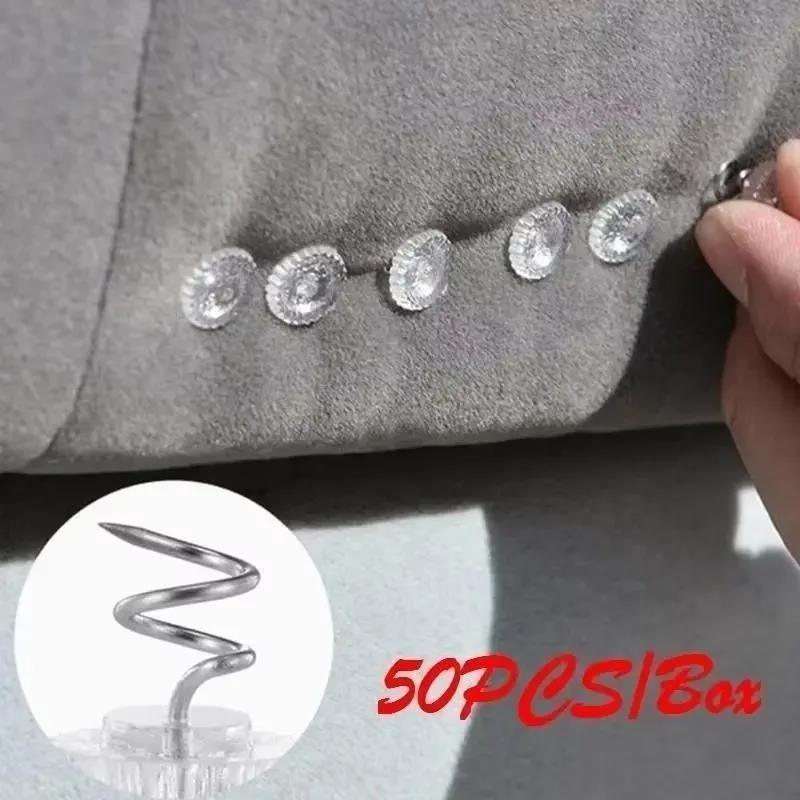 50PCS/Box Pins Sofa Rotates And Fixes Twisted Nails With Fixed Quilt Bed Sheets Anti-slip Buckle Wholesale