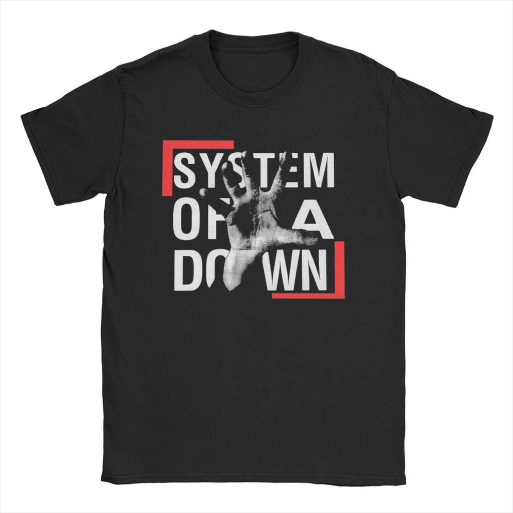 Proud Band System Of A Down for Men Women T Shirt Metal Music Tee Shirt Short Sleeve Crew Neck TShirt 100 Cotton Clothes