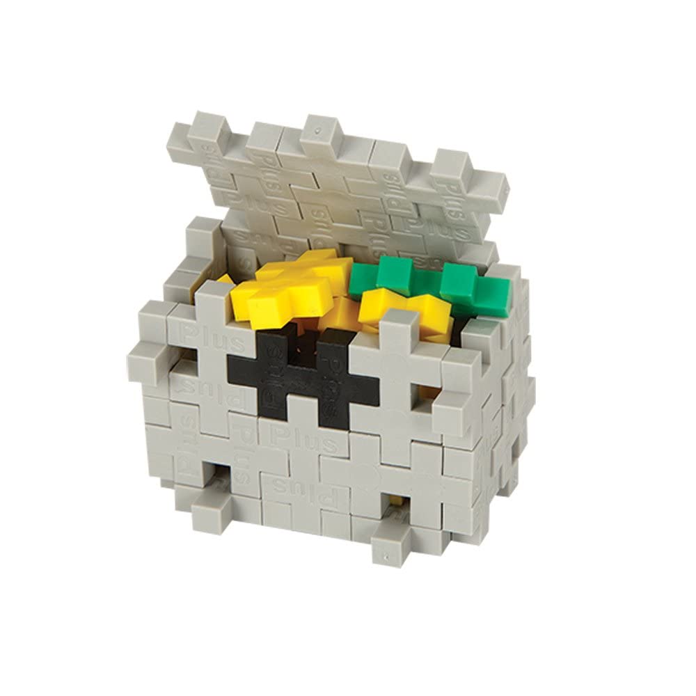 Plus - Krabice 360 dílků Basic - Pirátská tématika - Stavební hra - Vzdělávací a zábavná - Ideální pro děti ve věku 5-12 let - Vyrobeno v Dánsku