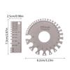 0-36 Rund AWG SWG Drahtstärke Dickenlehre Durchmesserlehre Edelstahl Messwerkzeug Schweißinspektion Drahtlehre