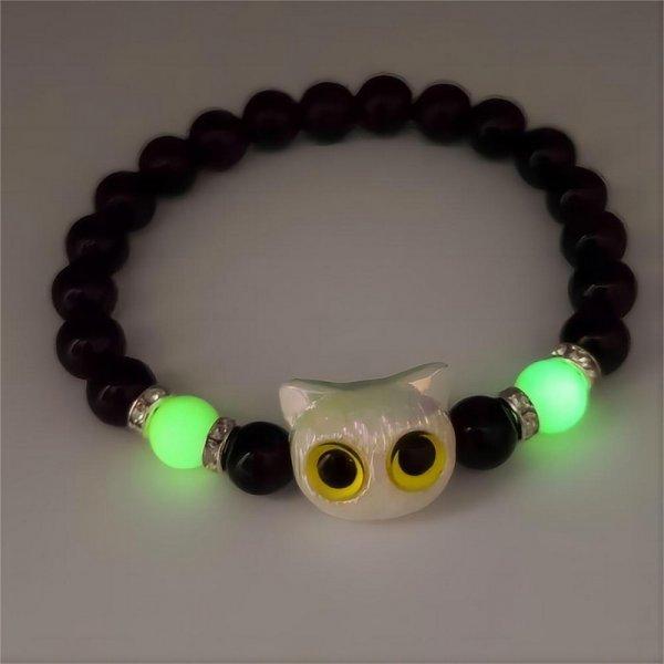 Luminous Butterfly Necklace Glowing Night Fluorescence Vintage Glow In The Dark Pendant for Women Christmas New Year Party Gift