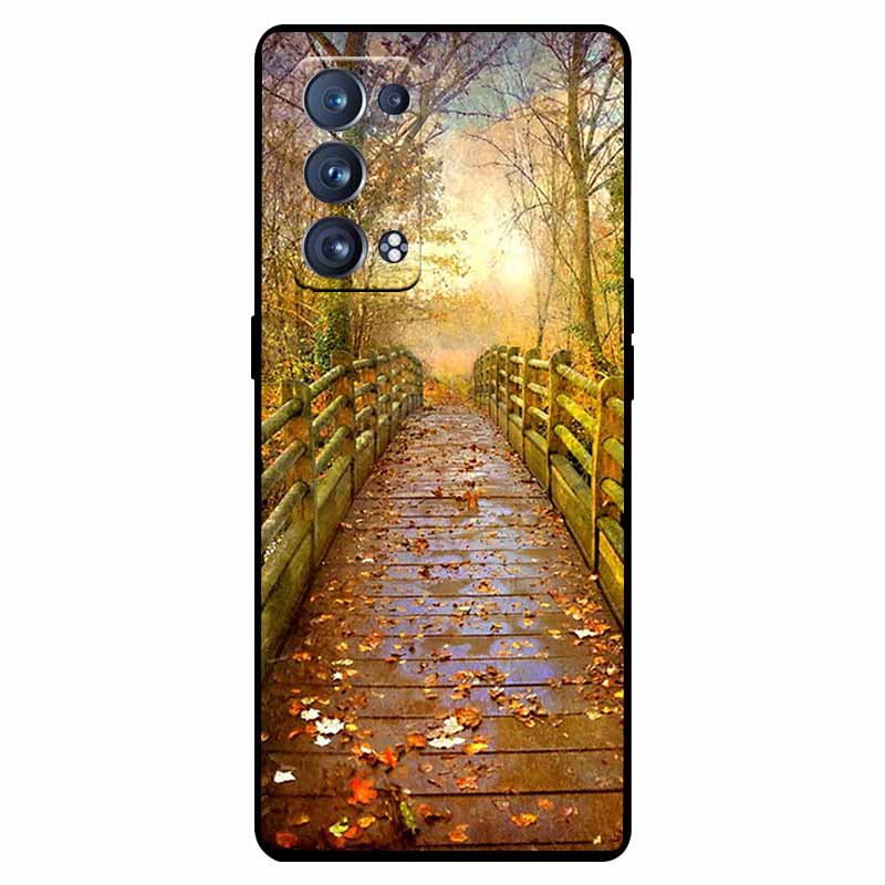 For Oppo Reno 6 Pro 5G Case Snapdragon Shockproof Soft Silicone TPU Back Cover For Oppo Reno 6 Pro CPH2247 Phone Cases Cute Capa