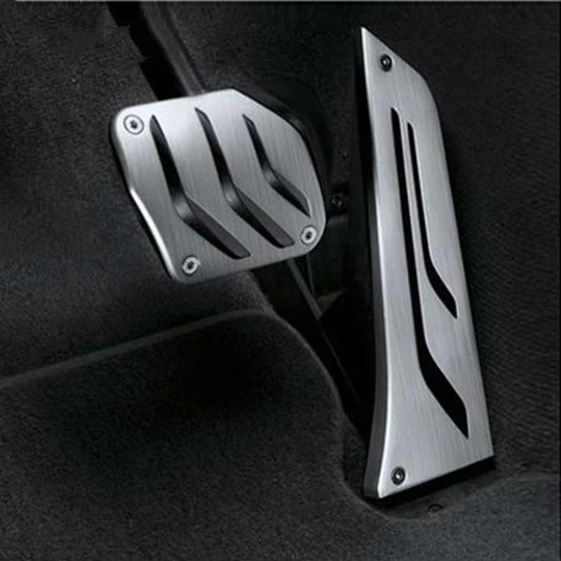 

2PCS Stainless Steel + Rubber Accelerator Pedal for BMW M Series M2 (F87) M3 (F80) M4 (F82/F83) M5 (F10) M6 (F12/F13) Clutch pedal