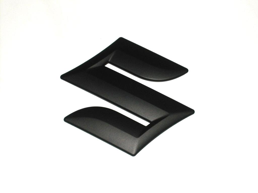 Matte Black S Mark Front Emblem for Spacia Custom (MK53S)
