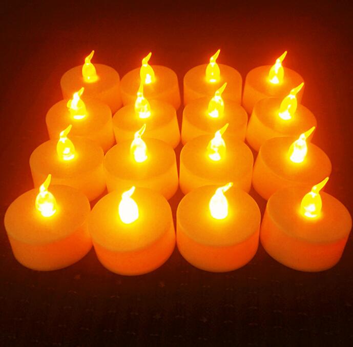 

3 шт./компл. светодиодный мерцающий чайный светильник, веселая вечеринка, свадьба, долговечные свечи, беспламенный чайный светильник 3pcs красный