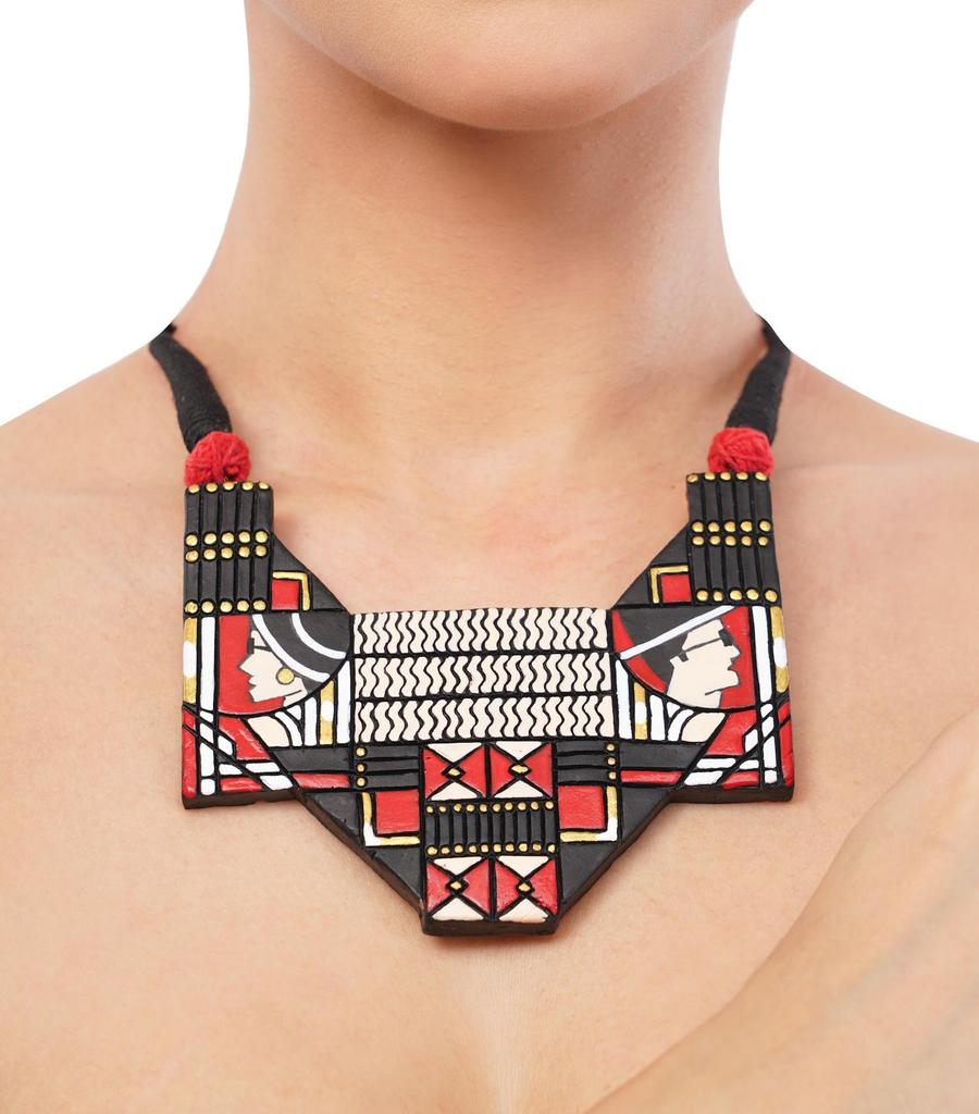 Terracotta Clay Jewelry Set