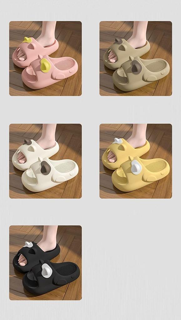 Pupule holomua Platform Cat Room Shoes for Indoor and Toilet Japanese Shoe Women's Sandals/Slippers, Cats, Use, Balcony, (Yellow, Sizes, Adult,