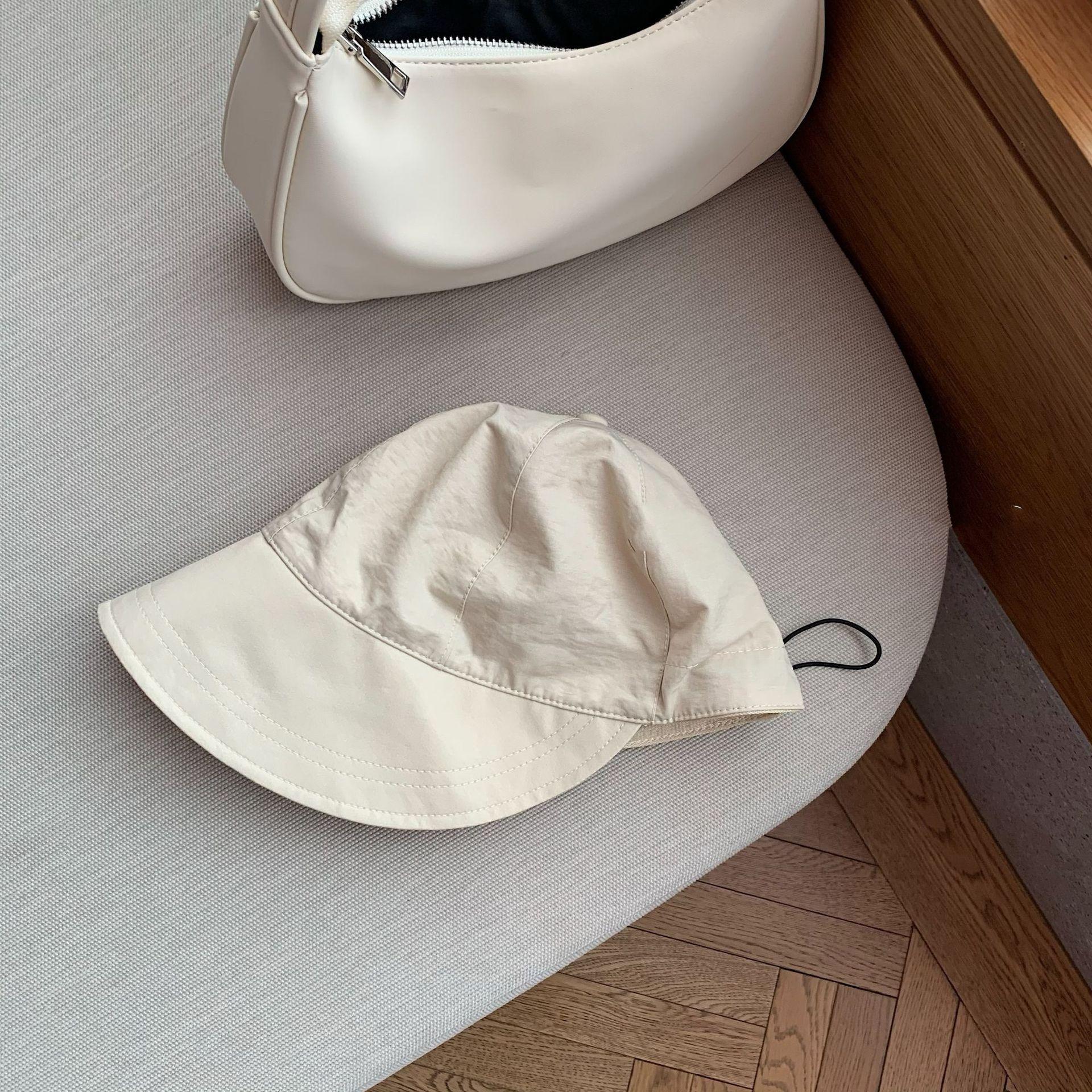 

Чжао Рут женская летняя шляпа от солнца на шнурке, легкая, защита от ультрафиолета, защита лица, шляпа-ведро от солнца Adult (56-58cm) бежевый