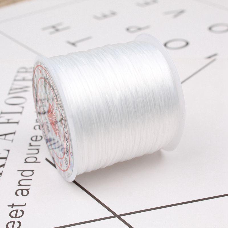 

Прочная эластичная нить для браслета из бисера для буддийских и хрустальных бусин Flat Elastic 50m белый