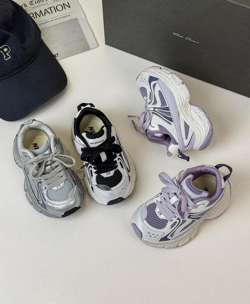 Spring 2026 Kids' Color-Washed Lightweight Dad Sneakers