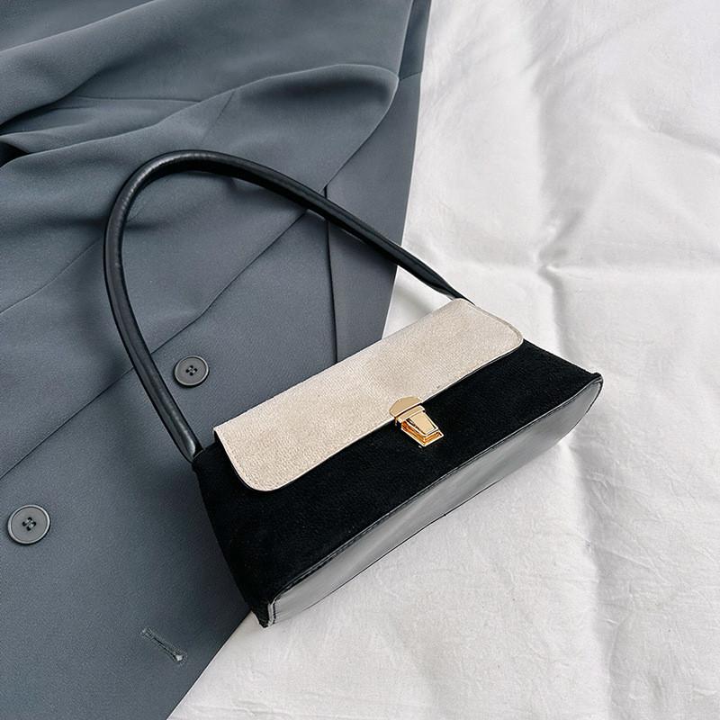 Trendy Retro Small Handbag For Fashionable Women Ideal For Everyday Use чёрный