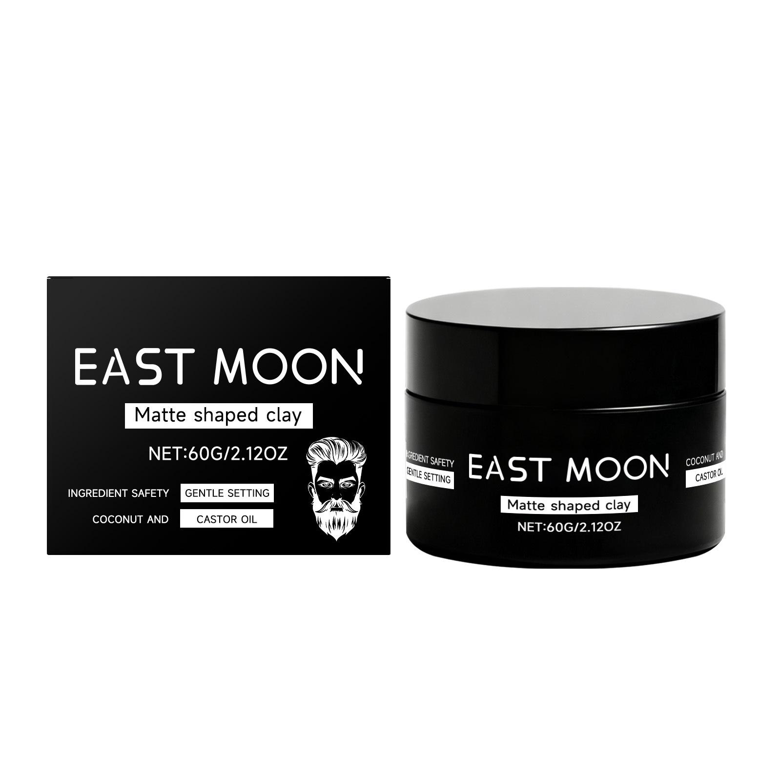 EAST MOON Men s Matte Styling Hair Mud Refreshing Long Lasting Anti-Greasy Easy Shape Smooth Hair Clay 1