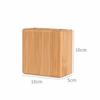 Wall-Mounted Remote Control Holder Bamboo Wood Phone Storage Holder Storage Organizer  Home Use
