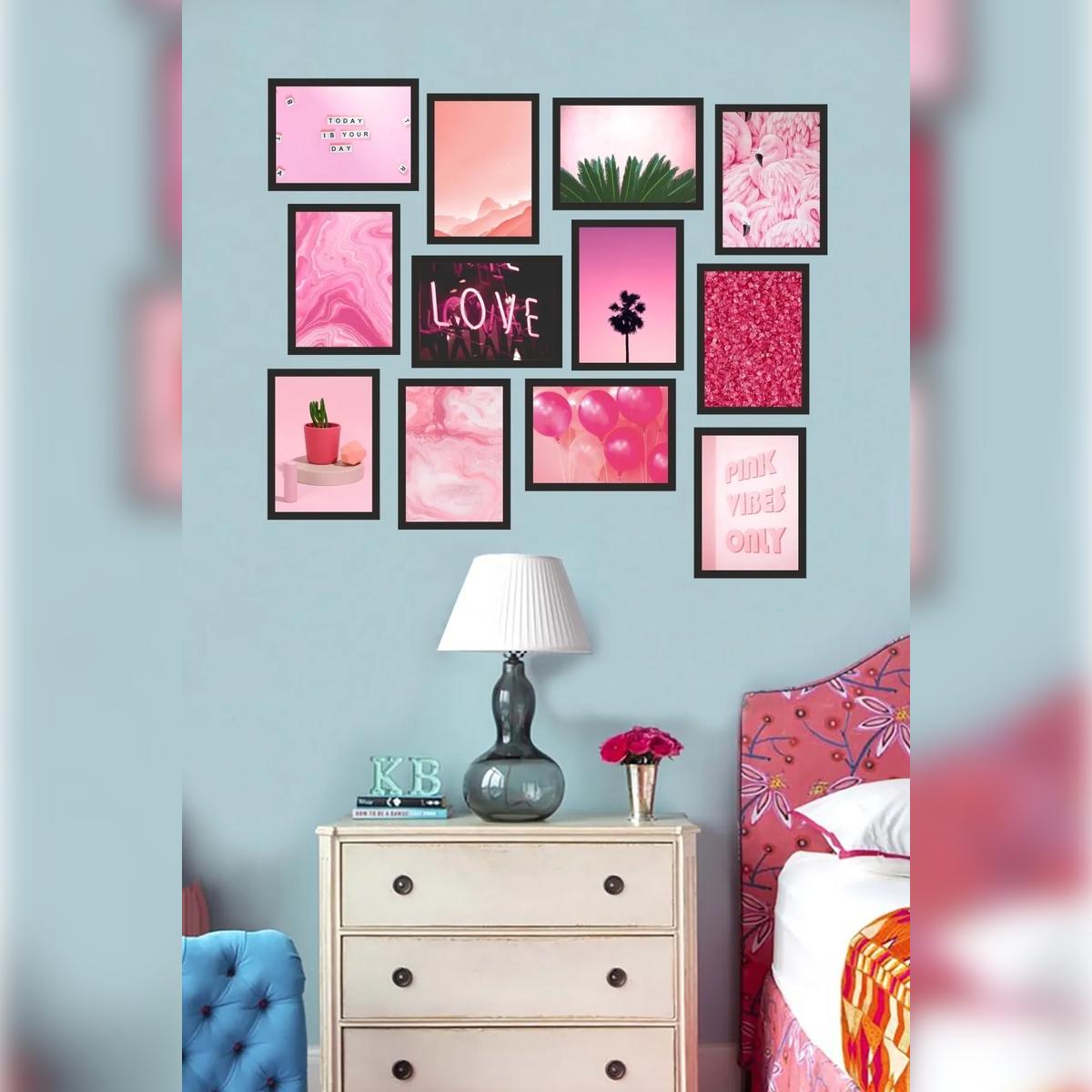 

MDF Wall Art | Mother s Day Gift | Pink Vintage Wall Art | Kitchen Decor