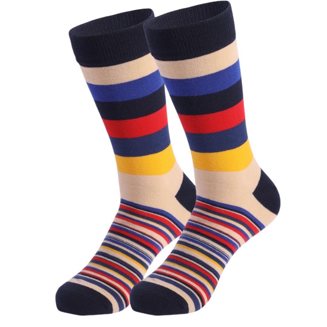 

5 пар мужских высоких рабочих носков, влагоотводящих спортивных носков One Size чёрный