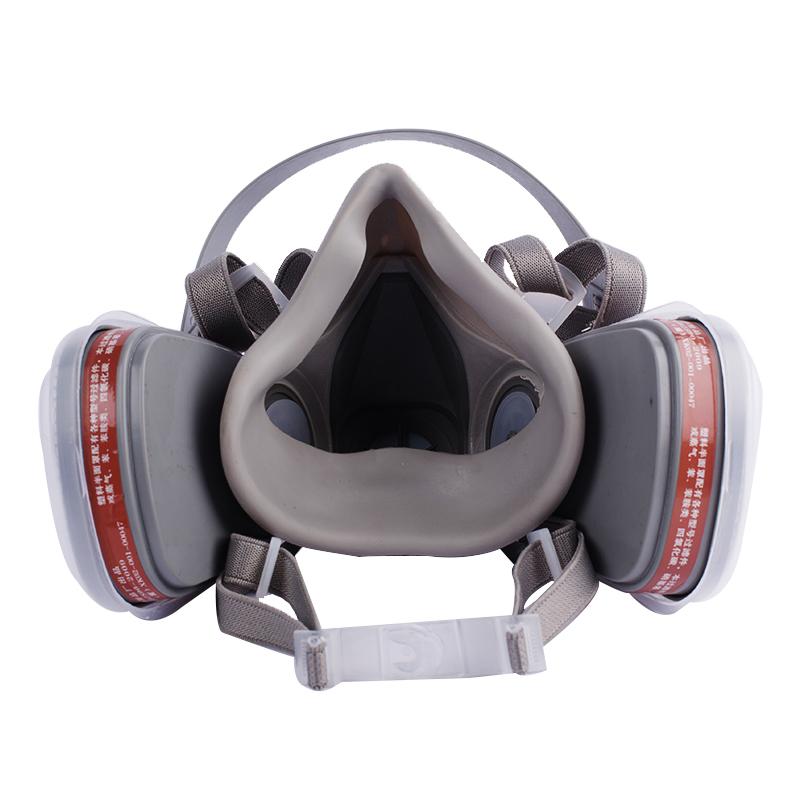 383G Respirator Silica Gel Head-mounted Modular Breathing Mask 4 Models Against Chemical Industry Safety Mask