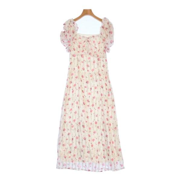 SNIDEL One Piece Women s 0 (S) White x Pink x Gold etc. (all over pattern) [Used] [Secondhand clothes]