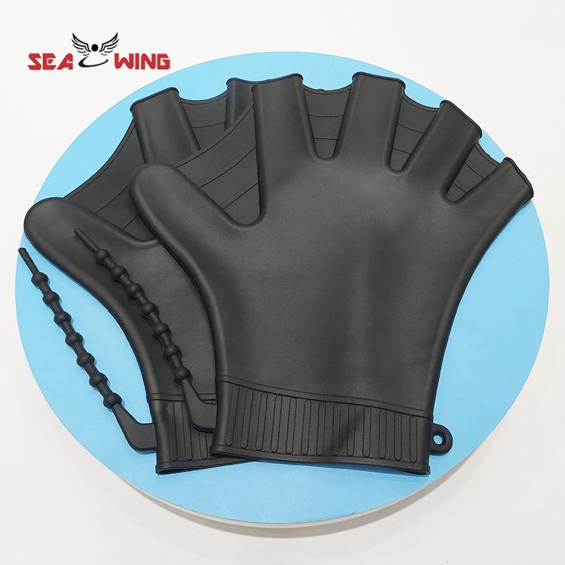 Silicone Swimming Paddles for Adults & Kids – Duck Feet/Frog Hand Design for Diving & Water Sports