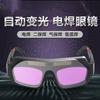 Safety Eye Protection Auto Darkening PC Lens Solar Automatic Dimming Welding Glasses Goggles