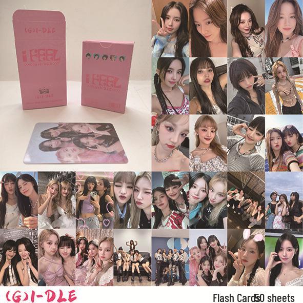 Популярные товары Gidle: Фотокарточки Е Шухуа, Сон Юци, Чон Соён и Минни. Ye Shuhua