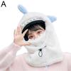 Shark Plush Warm Ear Protection Caps Winter Full Face Mask Hat Head Neck Cover