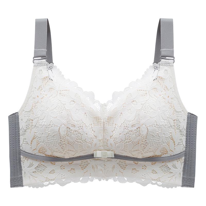 

Кружевной женский бюстгальтер без косточек, с тонкой чашкой, собирающий, без косточек, аксессуар для сбора, бюстгальтер пуш-ап 40/90E серый