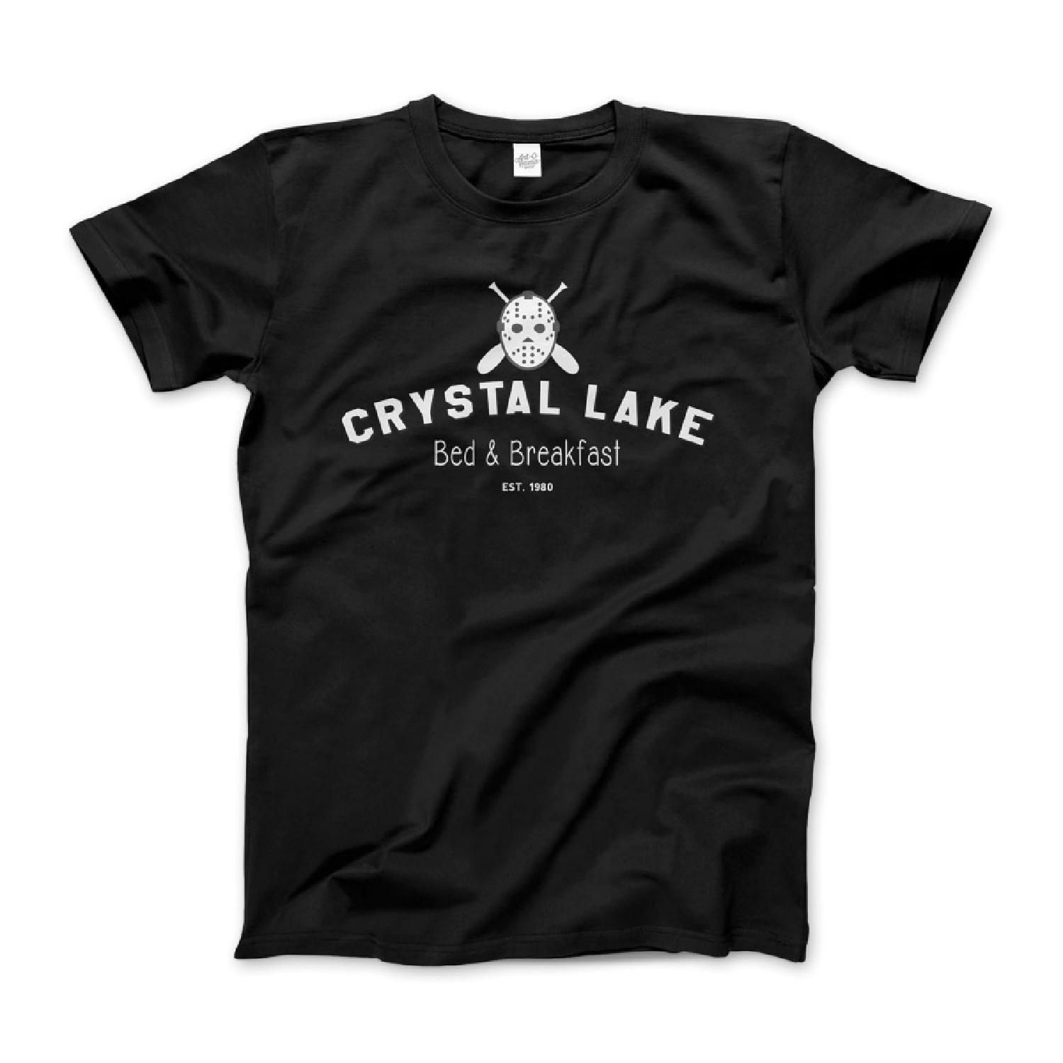 

Crystal Lake, Bed & Breakfast Horror T-Shirt (Adults, Kids, Short & Long Sleeve) XXXXXL різнокольоровий