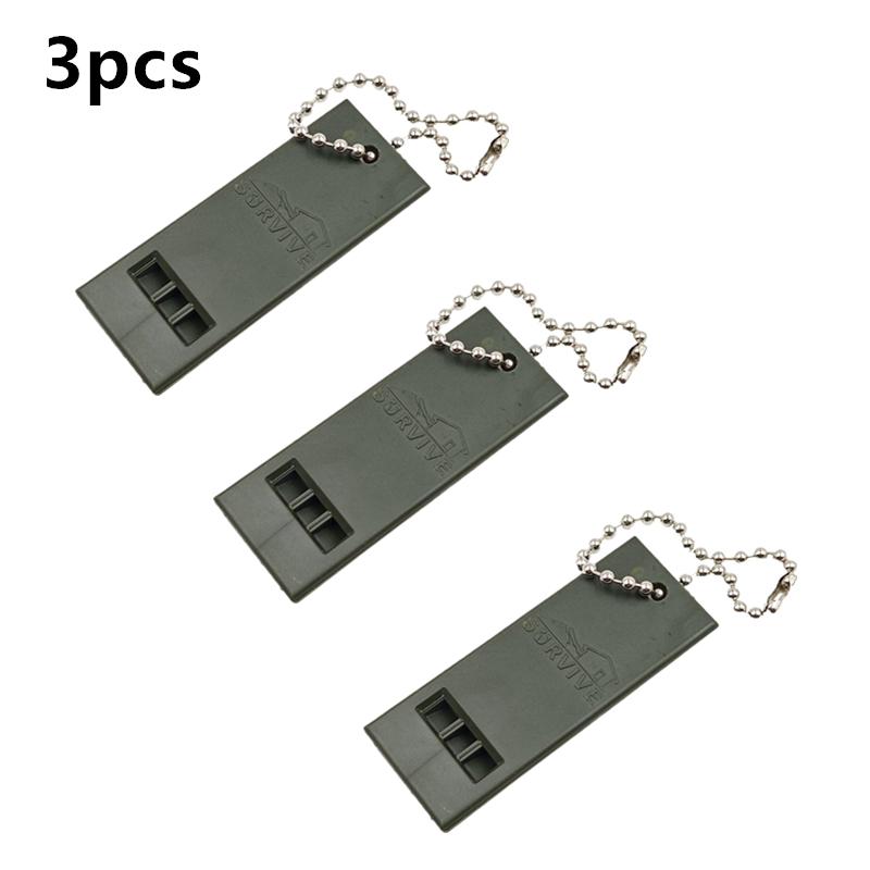 1-5 Dreifrequenz-Überlebenspfeife für den Außenbereich, Überlebens- und Rettungsausrüstung für den Außenbereich, hochfrequente Trainerpfeife