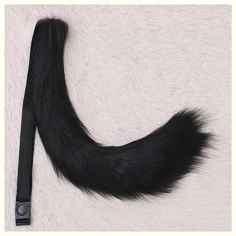 Anime Animal Tail Cosplay Costumes Props Cat Fox Plush Tails Role Play Halloween Party Kawaii Accessories