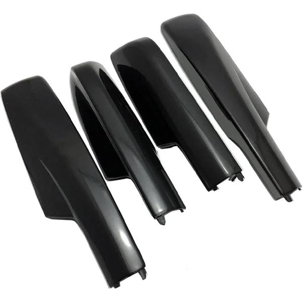 Fit for Highlander 2001-2007 Black Car Styling Roof Rack Cover Center Bar Rail End Shell 6P Replacement(2pcs)