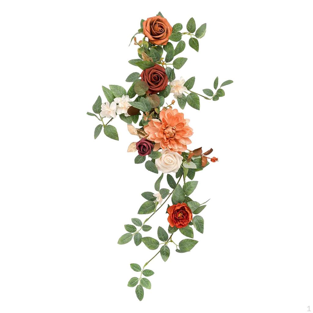 Silk Flower Swag for Elegant Wedding Display