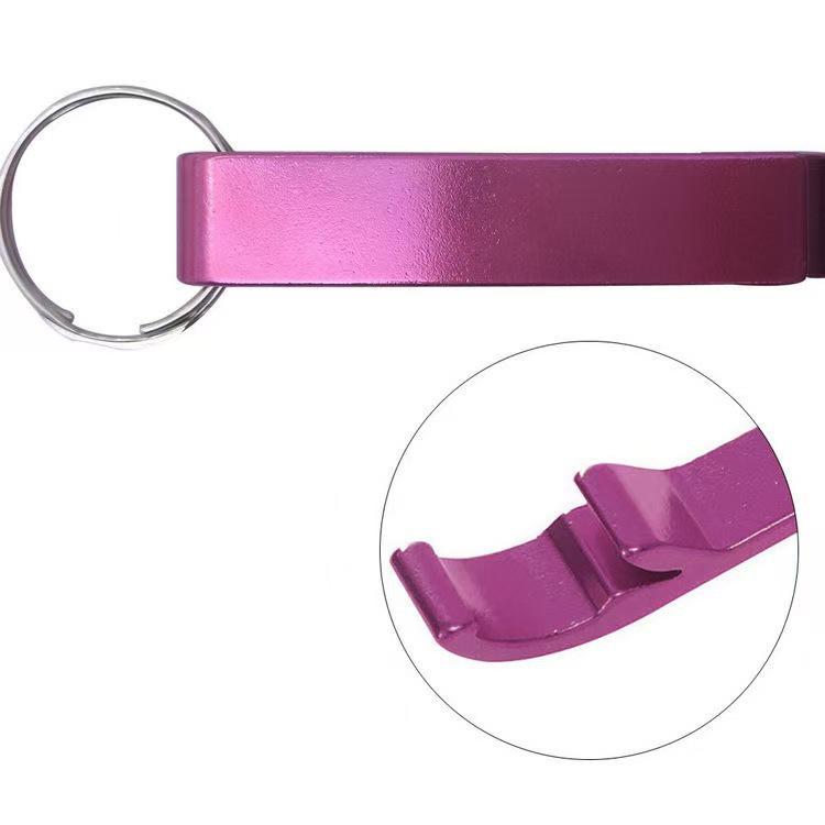 Zakázkový přívěsek na klíče z hliníkové slitiny otvírák na pivo s QR kódem