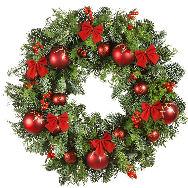 12/24 st Julrosett Röd Guld Mini Julgrans Rosett Hänge Prydnader för Hemdekoration Navidad Nyårsfest DIY Gåvor