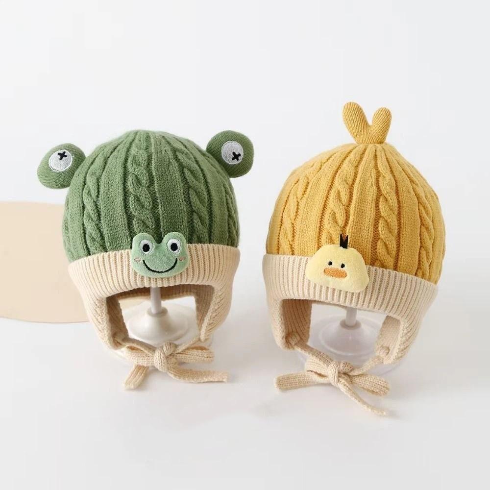 Cold-Resistant Toddler's Plush Knitted Hat Breathable Kids Ear Protection Hat Winter Season