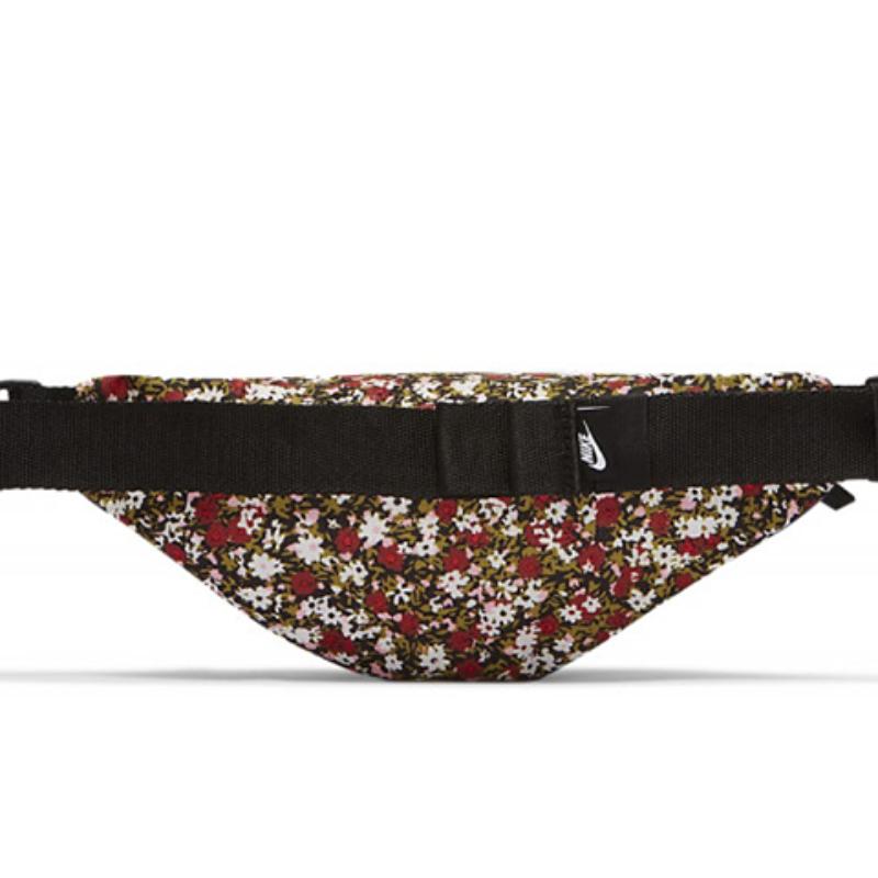 Nike Heritage Polyester Fanny Pack Small Size Unisex Black Casual CW9257-010