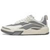 Li Ning Synthetic Leather Cow Split Leather Printing Technology Simple Comfortable Shock Absorption Wear Resistant Low Top Skate Shoes AECV011-1