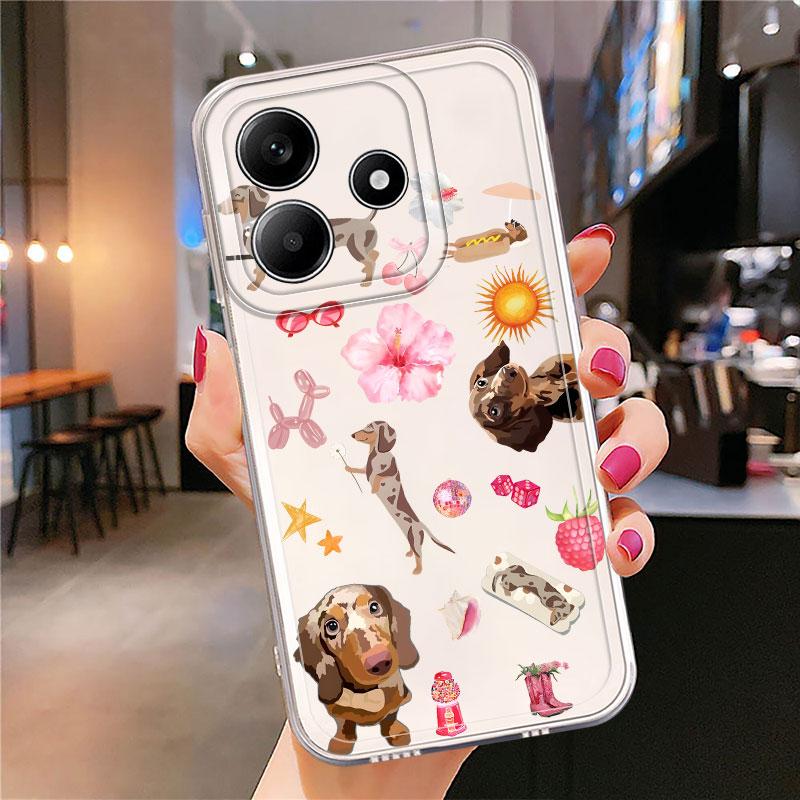 Cartoon Cat And Dog Case for Xiaomi Redmi Note 14 Pro Plus 14C Note 13 11S 9 10 12S 12 A4 13C 10S 11 Soft Phone Cover