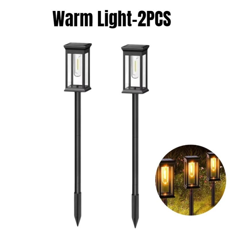 Solar Pathway Lights Outdoor Outdoor Waterproof IP65 Garden Lights for Walkway Yard Backyard Lawn Landscape Lighting Decorative