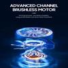 Electric Dust Blower Brushless Motor 11 Blade Powerful Turbofan Stepless Adjustable Rechargeable Jet Dry Blower For Home Car