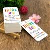 50Pcs Teacher Appreciation Hanging Tags with Jute Rope, School Party Decorations Gift Wrapping Labels, Thank You Cards
