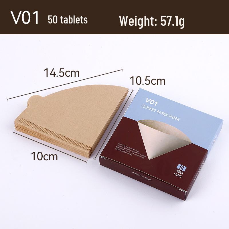 Conical Coffee Filter Paper for Pour-Over Brewing
