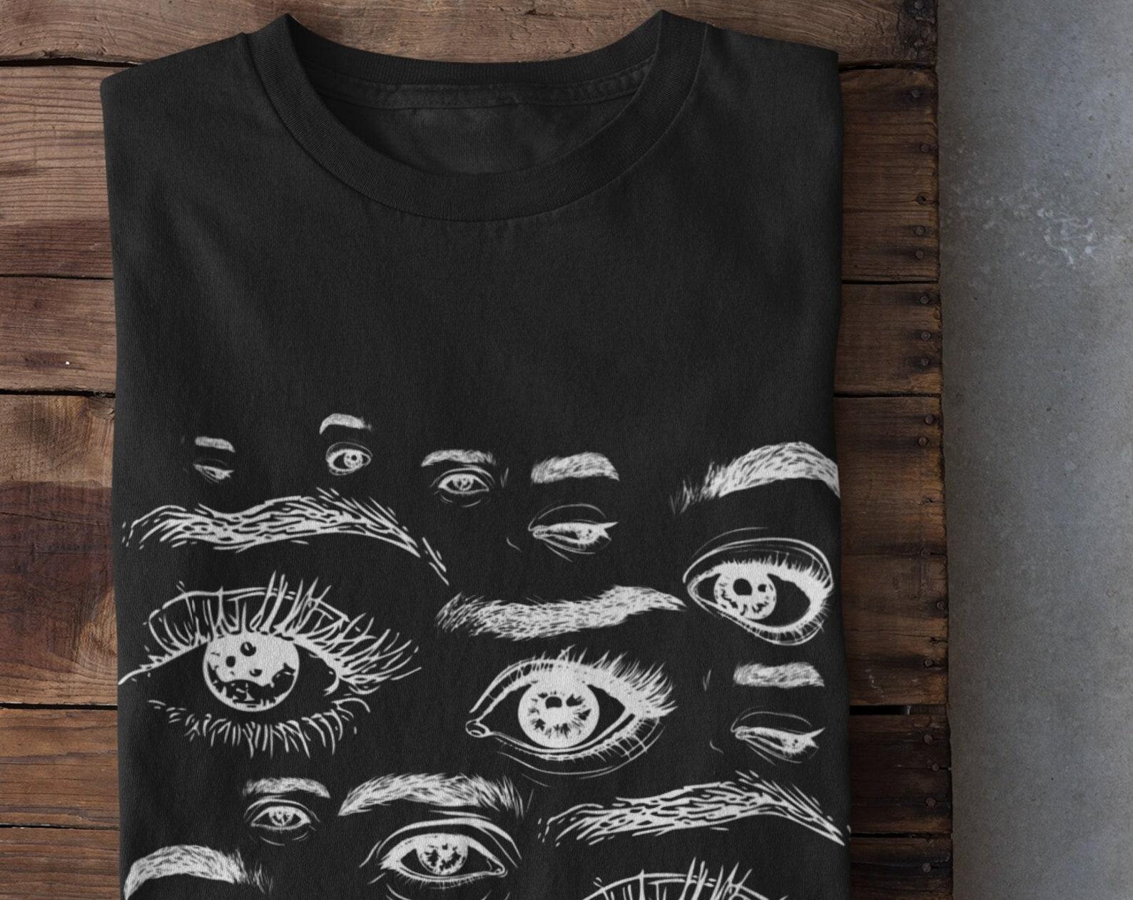 Alt Clothing, Grunge Clothing, Eyes Shirt, Gothic Clothing, Grunge Fairycore, Goth Clothing, Punk Clothes, Egirl, Dark Gothic, Mall Goth 3XL