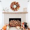 Thanksgiving Autumns Berry Door Hanging Decoration  Flower Wreath,  Porch Home Decoration Flower Wreath